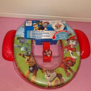 Nickelodeon Nick Jr Paw Patrol soft potty seat and potty hook.